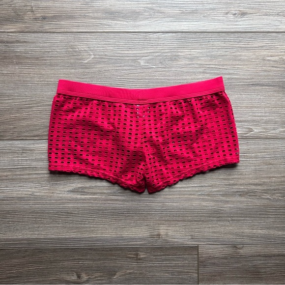 SOLD Mesh See Through Boxer Briefs / Trunks in White (Size Small) - Picture 8 of 11